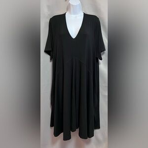 Loralette Women's Midi‎ Dress Black Size 22/24 NWT